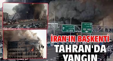 İran'ın başkenti Tahran'da yangın