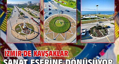 İzmir'de Kavşaklar sanat eserine dönüşüyor