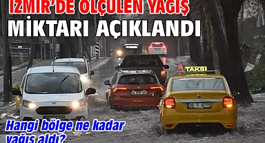 İzmir’de Ölçülen Yağış Miktarı Açıklandı