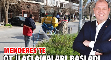 Menderes’te Ot İlaçlamaları Başladı