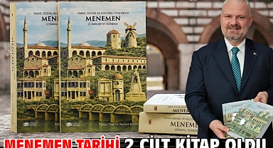 Menemen tarihi 2 cilt kitap oldu
