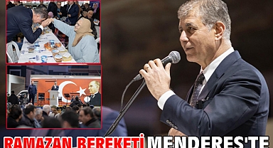 Ramazan bereketi Menderes'te