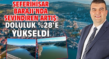 Seferihisar Barajı’nda sevindiren artış: Doluluk %28’e yükseldi