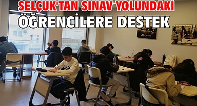 Selçuk'tan Sınav Yolundaki Öğrencilere Destek