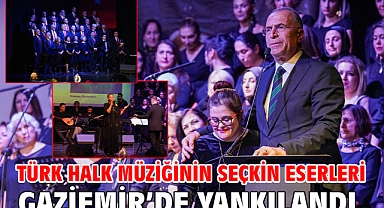 Türk halk müziğinin seçkin eserleri Gaziemir’de yankılandı