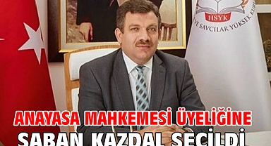 Anayasa Mahkemesi üyeliğine Şaban Kazdal seçildi