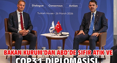 Bakan Kurum’dan ABD’de Sıfır Atık ve COP31 diplomasisi