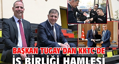 Başkan Tugay'dan KKTC'de iş birliği hamlesi