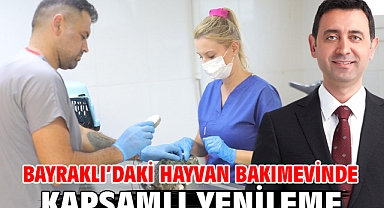 Bayraklı’daki Hayvan Bakımevinde Kapsamlı Yenileme