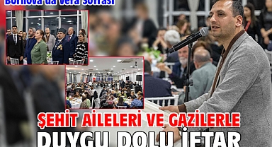 Bornova’da Vefa Sofrası Şehit aileleri ve gazilerle duygu dolu iftar