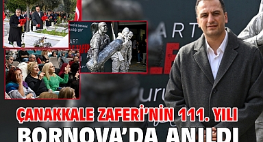 Çanakkale Zaferi’nin 111. Yılı Bornova’da anıldı