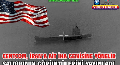 CENTCOM, İran’a ait İHA gemisine yönelik saldırının görüntülerini yayınladı
