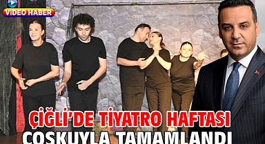 Çiğli’de Tiyatro Haftası Coşkuyla Tamamlandı