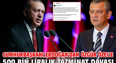Cumhurbaşkanı Erdoğan'dan Özgür Özel'e 500 bin TL'lik tazminat davası