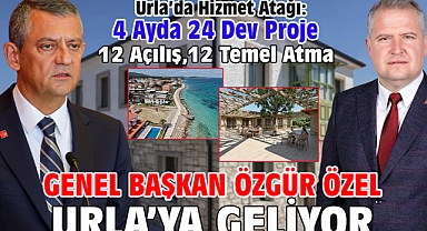 Genel Başkan Özgür Özel Urla’ya Geliyor