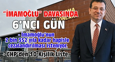 İBB'ye yönelik 'Yolsuzluk' davasında 6'ncı duruşma
