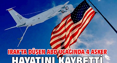 Irak'ta düşen ABD uçağında 4 asker hayatını kaybetti
