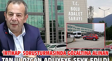 'İrtikap' soruşturmasında gözaltına alınan Tanju Özcan adliyeye sevk edildi