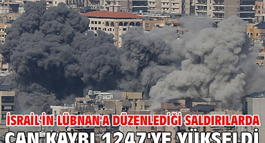 İsrail'in Lübnan'a düzenlediği saldırılarda can kaybı 1247'ye yükseldi