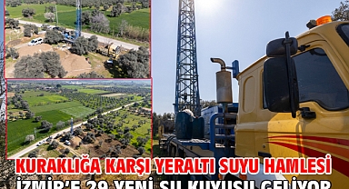 Kuraklığa karşı yeraltı suyu hamlesi İzmir’e 29 yeni su kuyusu geliyor