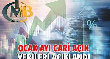 Ocak ayı cari açık verileri açıklandı