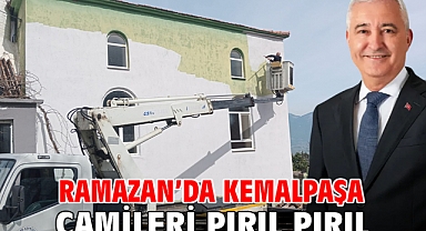Ramazan’da Kemalpaşa Camileri Pırıl Pırıl
