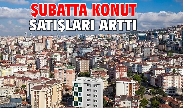 Şubatta konut satışları arttı