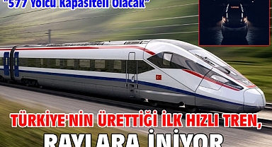Türkiye'nin ürettiği ilk hızlı tren, raylara iniyor