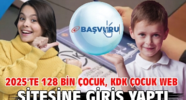 2025'te 128 bin çocuk, KDK Çocuk web sitesine giriş yaptı