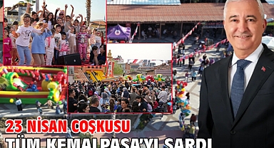 23 Nisan Coşkusu Tüm Kemalpaşa’yı Sardı