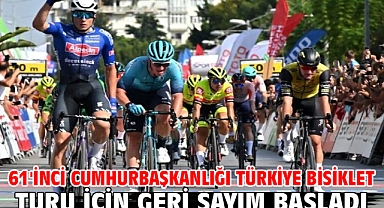 61'inci Cumhurbaşkanlığı Türkiye Bisiklet Turu için geri sayım başladı