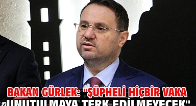 Bakan Gürlek: 