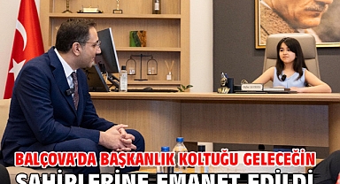 Balçova’da Başkanlık Koltuğu Geleceğin Sahiplerine Emanet Edildi