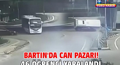 Bartın'da can pazarı! 46 öğrenci yaralandı