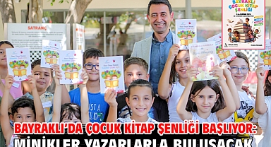 Bayraklı'da Çocuk Kitap Şenliği Başlıyor: Minikler Yazarlarla Buluşacak