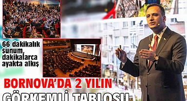 Bornova’da 2 yılın görkemli tablosu