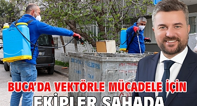 Buca’da vektörle mücadele için ekipler sahada