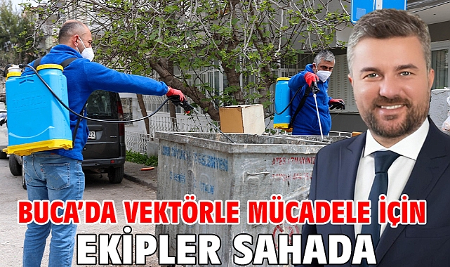Buca’da vektörle mücadele için ekipler sahada