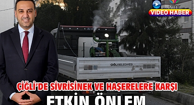 Çiğli’de Sivrisinek ve Haşerelere Karşı Etkin Önlem