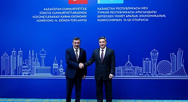 Cumhurbaşkanı Yardımcısı Yılmaz, Kazakistan Başbakanı Bektenov ile görüştü