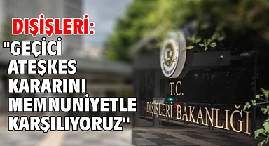 Dışişleri: