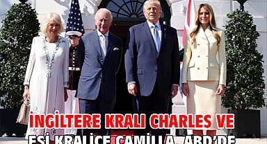 İngiltere Kralı Charles ve eşi Kraliçe Camilla, ABD’de