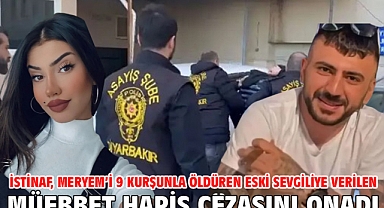 İstinaf, Meryem’i 9 kurşunla öldüren eski sevgiliye verilen müebbet hapis cezasını onadı