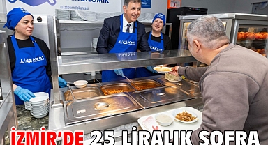 İzmir’de 25 liralık sofra
