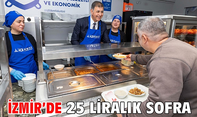 İzmir’de 25 liralık sofra
