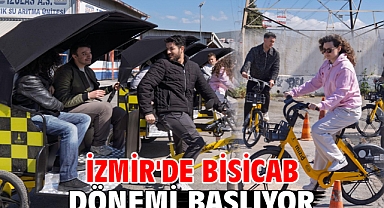 İzmir'de Bisicab dönemi başlıyor