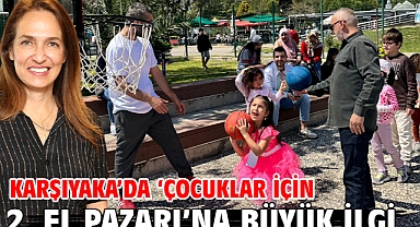 Karşıyaka’da ‘Çocuklar için 2. El Pazarı’na büyük ilgi