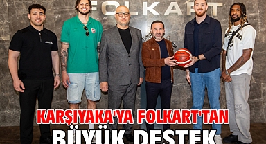 Karşıyaka'ya Folkart'tan büyük destek