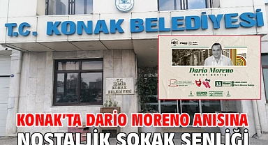 Konak’ta Dario Moreno anısına nostaljik sokak şenliği