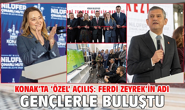 Konak’ta ‘Özel’ açılış: Ferdi Zeyrek’in adı gençlerle buluştu
